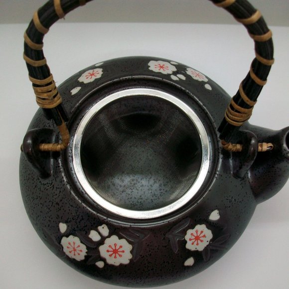 Nikko Ceramic Teapot Cherry Blossoms NK 23001 New in. Box - Picture 4 of 8